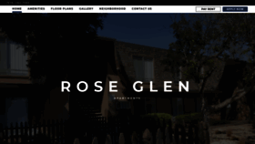 What Roseglenapartments.com website looked like in 2021 (3 years ago)