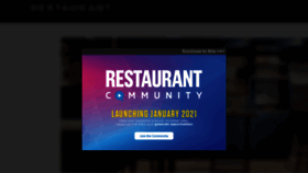 What Restaurantbusinessonline.com website looked like in 2021 (3 years ago)