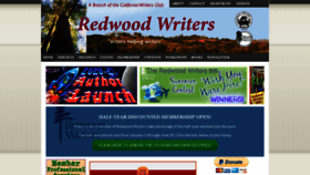 What Redwoodwriters.org website looked like in 2021 (3 years ago)