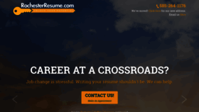 What Rochesterresume.com website looked like in 2021 (3 years ago)