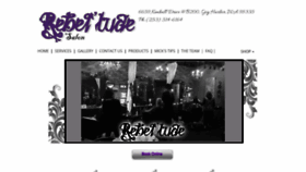 What Rebeltudesalon.com website looked like in 2021 (3 years ago)