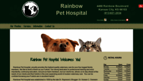 What Rainbowpethospital.com website looked like in 2021 (3 years ago)