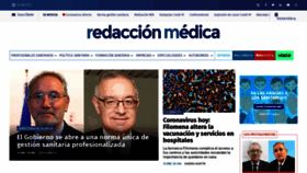 What Redaccionmedica.com website looked like in 2021 (3 years ago)