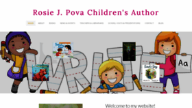What Rosiejpova.com website looked like in 2021 (3 years ago)