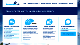 What Rentabus.ch website looked like in 2021 (3 years ago)