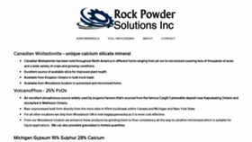 What Rockpowder.ca website looked like in 2021 (3 years ago)