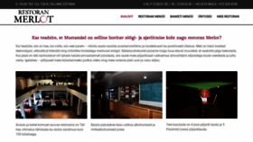 What Restoranmerlot.ee website looked like in 2021 (3 years ago)