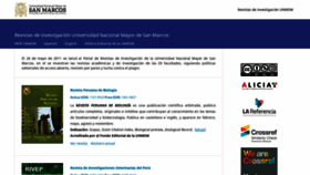 What Revistasinvestigacion.unmsm.edu.pe website looked like in 2021 (3 years ago)