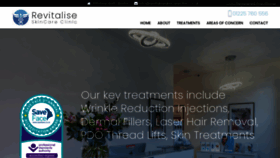 What Revitaliseskincareclinic.co.uk website looked like in 2021 (3 years ago)
