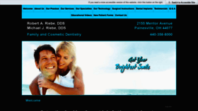 What Riebedental.com website looked like in 2021 (3 years ago)
