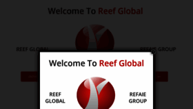 What Reefglobal.com website looked like in 2021 (3 years ago)
