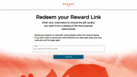What Rewardlink.io website looked like in 2021 (3 years ago)
