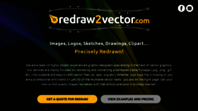 What Redraw2vector.com website looked like in 2021 (3 years ago)