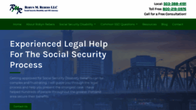 What Rebersdisabilitylaw.com website looked like in 2021 (3 years ago)
