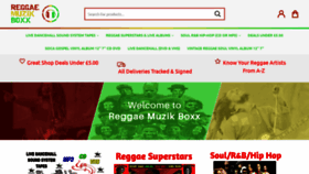 What Reggaemuzikboxx.com website looked like in 2021 (3 years ago)