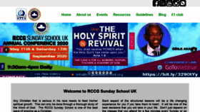 What Rccgsundayschool.org website looked like in 2021 (3 years ago)