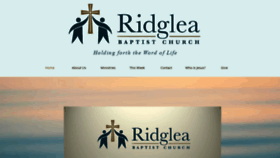 What Ridgleabaptist.com website looked like in 2021 (3 years ago)