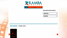 What Rambatheater.com website looked like in 2021 (3 years ago)