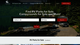What Rvparkstore.com website looked like in 2021 (3 years ago)