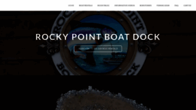 What Rockypointboatdock.com website looked like in 2021 (3 years ago)