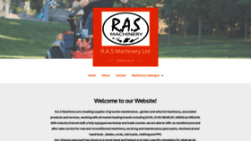 What Rasmachinery.co.uk website looked like in 2021 (3 years ago)
