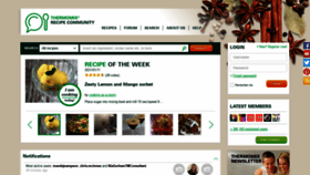 What Recipecommunity.com.au website looked like in 2021 (3 years ago)