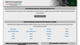 What Repuve-consultar.com website looked like in 2021 (3 years ago)