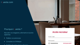 What Recruteurs.iquesta.com website looked like in 2021 (3 years ago)