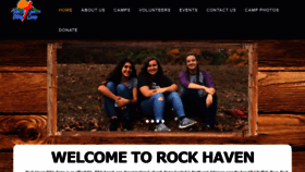 What Rockhavenbiblecamp.org website looked like in 2021 (3 years ago)