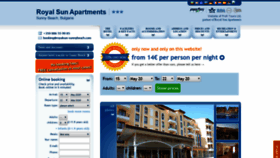 What Royalsun-sunnybeach.com website looked like in 2021 (3 years ago)