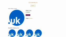 What Rebus.uk website looked like in 2021 (3 years ago)