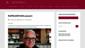 What Raifeleistung.de website looked like in 2021 (5 years ago)