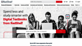 What Redshelf.com website looked like in 2021 (3 years ago)