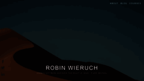 What Robinwieruch.de website looked like in 2021 (4 years ago)