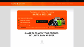 What Rapidgator.net website looked like in 2021 (4 years ago)