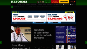 What Reforma.com website looked like in 2021 (3 years ago)