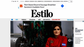 What Revistaestilo.net website looked like in 2021 (3 years ago)