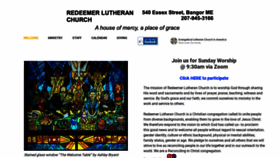 What Redeemer-lutheran-church.org website looked like in 2021 (3 years ago)