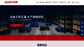 What Ruijie.com.cn website looked like in 2021 (3 years ago)