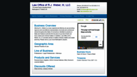 What Rjwlawyer.com website looked like in 2021 (3 years ago)