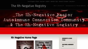 What Rhnegativeregistry.com website looked like in 2021 (3 years ago)