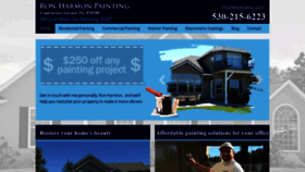 What Ronharmonpainting.net website looked like in 2021 (5 years ago)