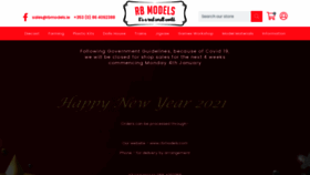 What Rbmodels.ie website looked like in 2021 (3 years ago)
