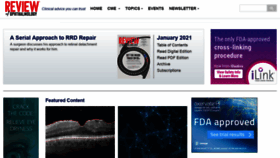 What Reviewofophthalmology.com website looked like in 2021 (3 years ago)