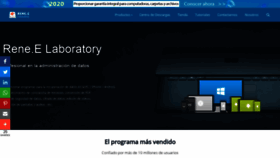 What Reneelab.es website looked like in 2021 (3 years ago)