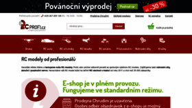 What Rcprofi.cz website looked like in 2021 (3 years ago)