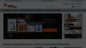 What Rahmenversand.de website looked like in 2021 (3 years ago)