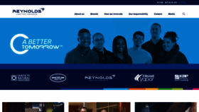 What Reynoldsamerican.com website looked like in 2021 (3 years ago)