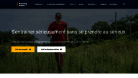 What Running-addict.fr website looked like in 2021 (3 years ago)