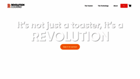What Revcook.com website looked like in 2021 (3 years ago)